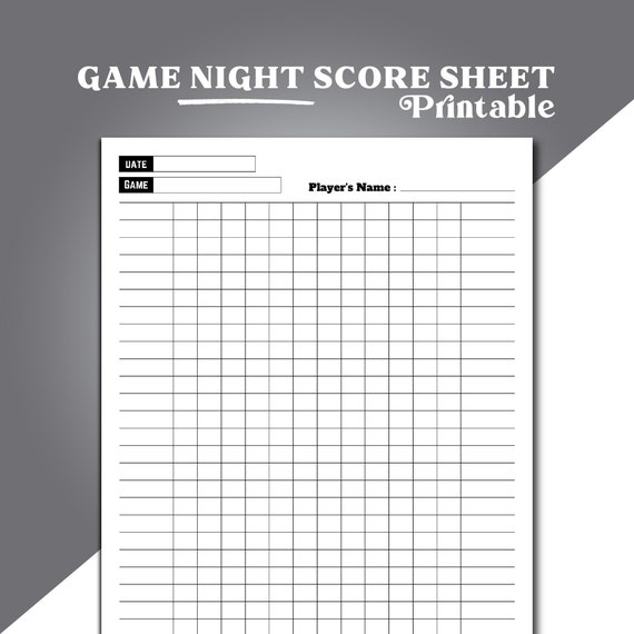 Score Sheets – Board Game Stats