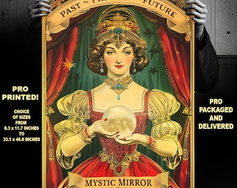 新作 Fortune Vintage Teller Poster Sideshow Carnival Print, ミュージシャン