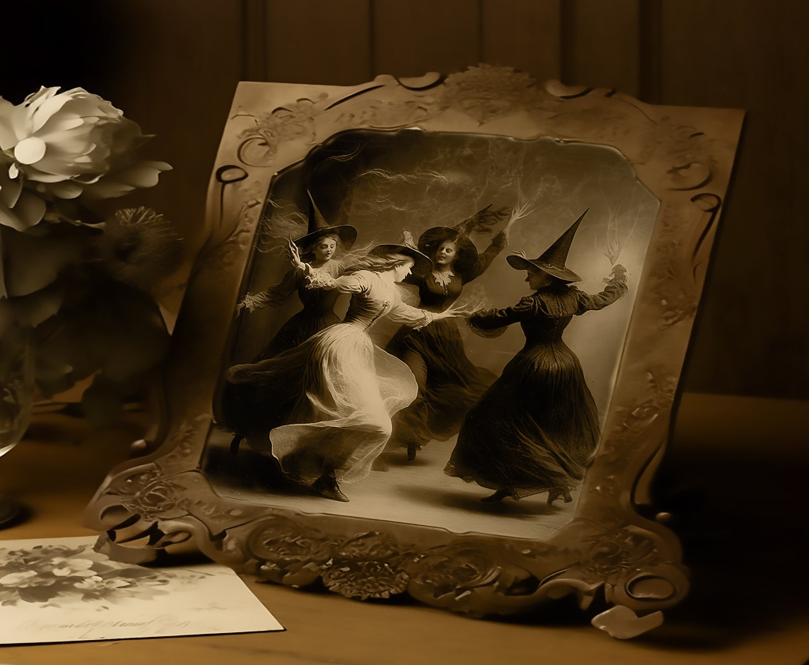 Witches Dancing Print, Vintage Victorian Gothic Decor (digital Download ...