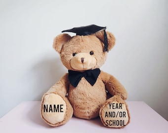 Large Personalised Custom Graduation Teddy Bear 2024 - Celebrate your grad with the perfect gift!