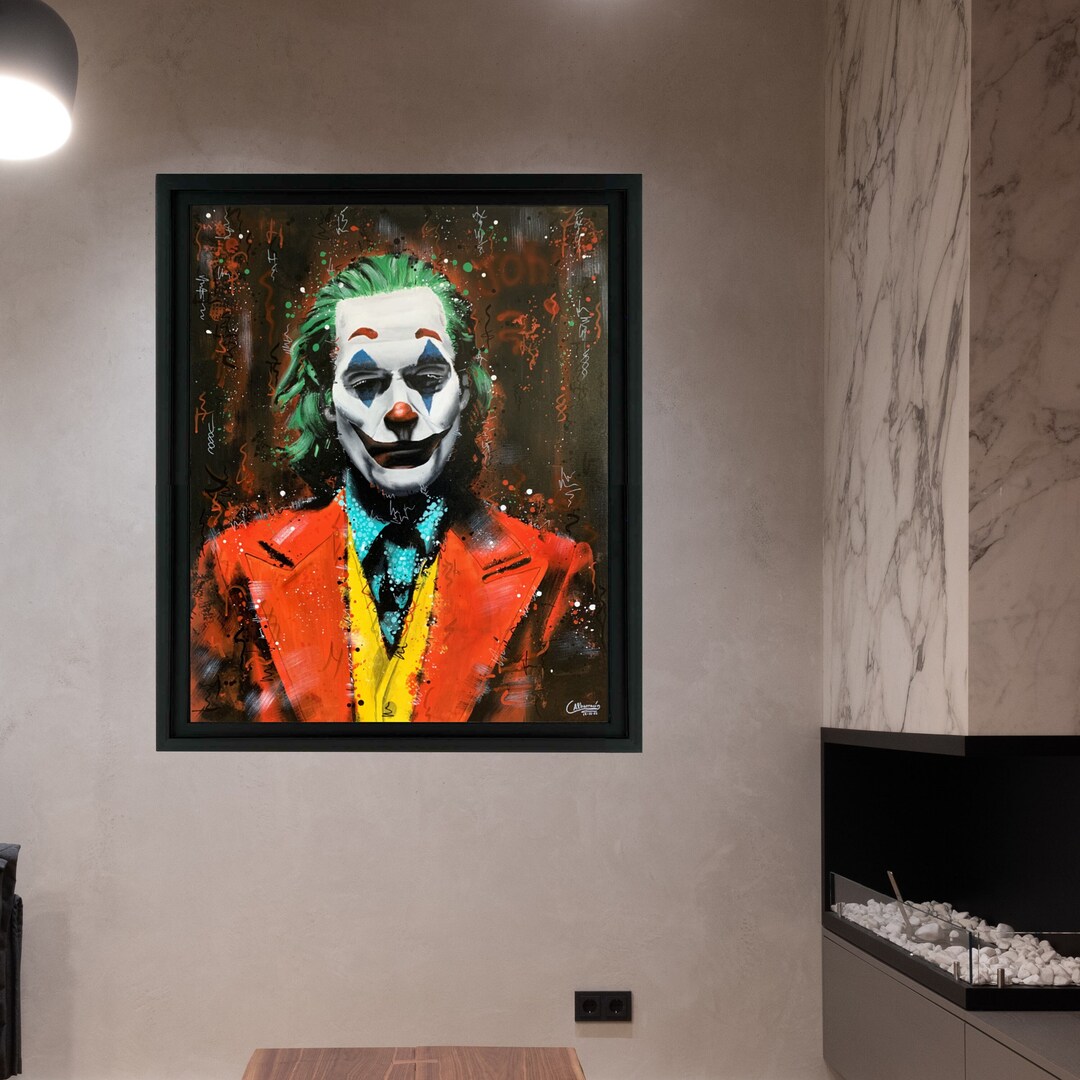 Decorative Painting, Acrylic Painting the Joker, Art and Decoration ...