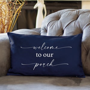 Custom Pillow, Porch Pillow, Personalized Pillow, Farmhouse Pillow, Outdoor Pillow, Outdoor Pillowcase, Porch Cushion Gift, Farmhouse Decor