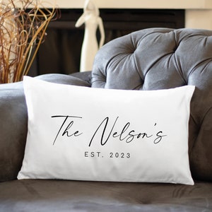 Family Porch Pillow, Personalized Pillow, Name Porch Pillow, Custom Farmhouse Pillow, Wedding Gift, Custom Throw Pillow, New Home Gift