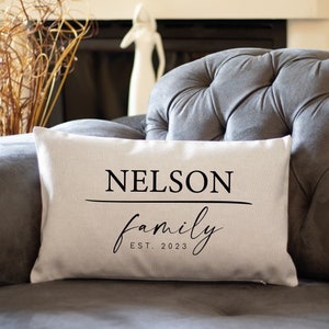 Custom Pillow, Personalized Family Pillow, Custom Family Cushion, Gift for Family, Personalized Pillow, Custom Pillow Cover, Gift for Mom
