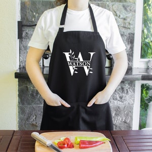 Personalized Name Apron, Custom Apron, Cooking Apron, Baking Apron, Chef Apron, Kitchen Apron, Apron for Women, Apron for Men, Apron Gift