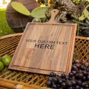 Personalized Cutting Board, Custom Cutting Board, Custom Text Cutting Board, Charcuterie Text Board, Restaurant Cutting Board, Cheese Board