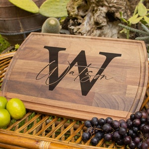 Custom Cutting Board, Charcuterie Cutting Board, Personalized Cutting Board, Engraved Wood Board, Custom Cheese Board, Kitchen Decor