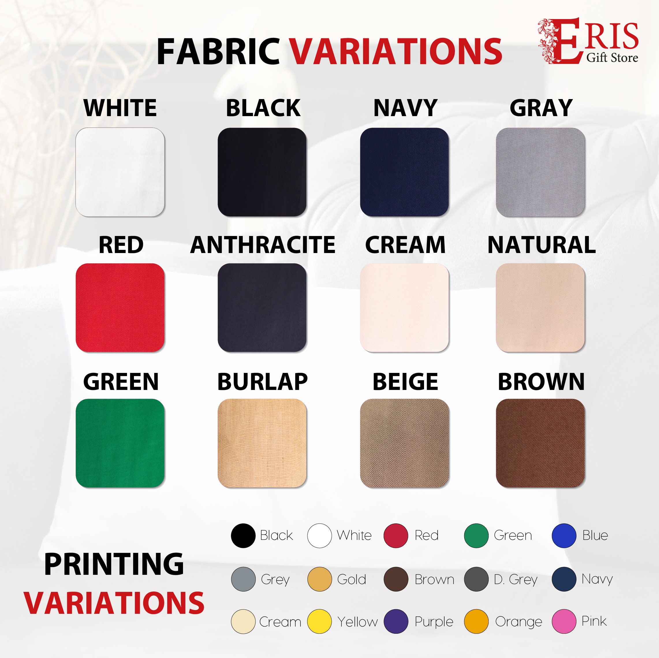 Custom Logo Pillow Custom Pillow Company Pillow Cover Etsy