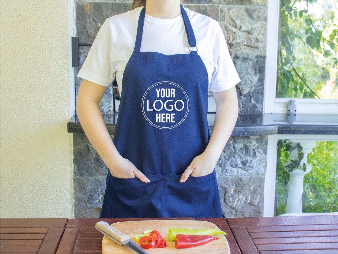 Custom Apron, Logo Apron, Personalized Apron, Restaurant Apron, Cafe