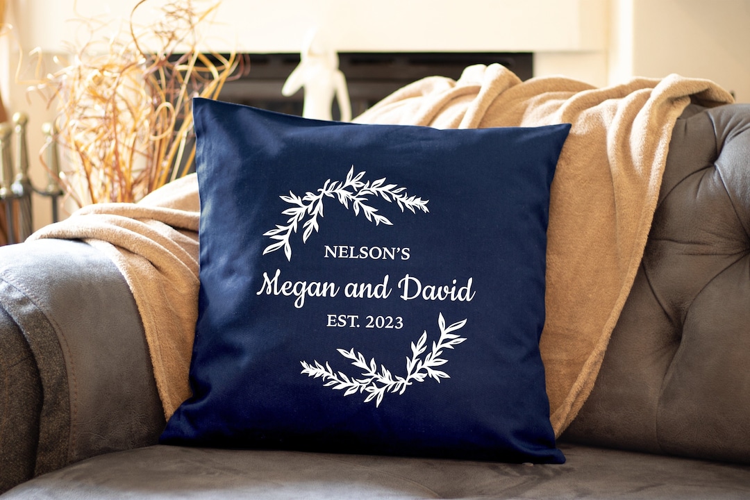 Personalized Wedding Gifts, Wedding Pillow Cover, Custom Pillow