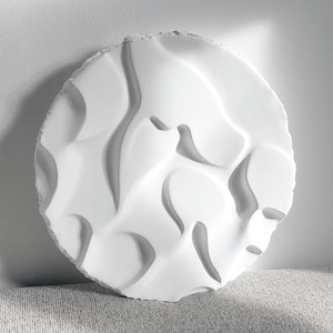 Barchan Two - Ceramic Wall Object Inspired by Martian Dunes