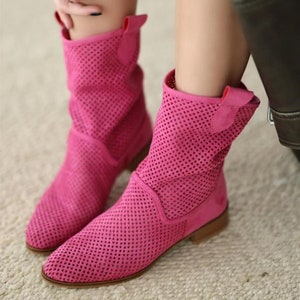Stivali estivi cheap fucsia