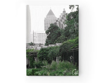 Atlanta Botanical Gardens Blank Notebook, Atlanta Sketchbook for Friend, Garden Sketchbook, Office Gift, Artist Gift, Mom Gift
