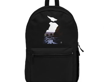 Mochila fotográfica de cuevas de Islandia: mochila de viaje negra