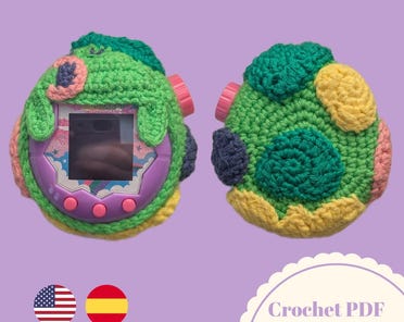 Tamagothi Paradise Crochet Case PDF Pattern Tutorial PDF Amigurumi