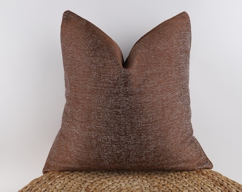 Brown Fabric Pillow Cover: Luxury Home Decor Cushion