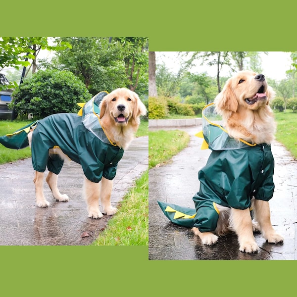 Dog Raincoat Etsy