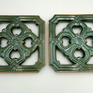 Tiki Jade Breezeway Tile Set of Two