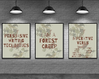 Persuasive Writing Techniques |IAMAFORESTCREEP BULLETIN DISPLAY | Classroom Decor | Back to School Printables | Banner