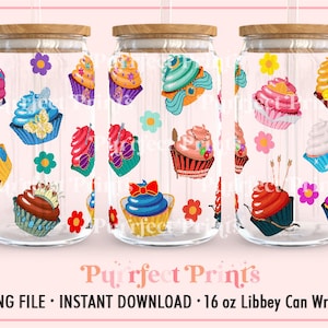 Princess Can Glass Full Wrap PNG, 16 Unzen Snacks Design PNG, Cartoon Libbey 16 Unzen Sublimationsdesign PNG, Full Glass Can Wrap PNG-Datei