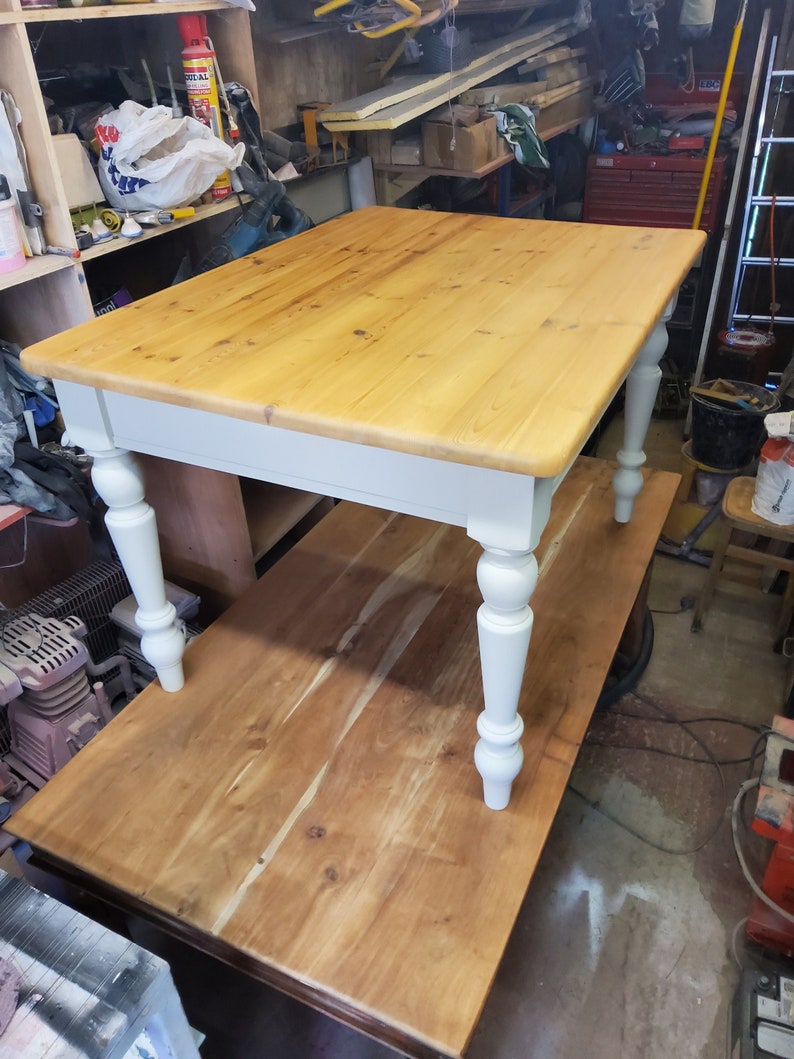 Solid Pine Cottage Style Table Etsy