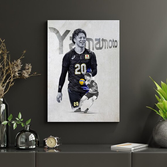 Tomohiro Yamamoto – Pencil Sketch Style Volleyball Print (digital