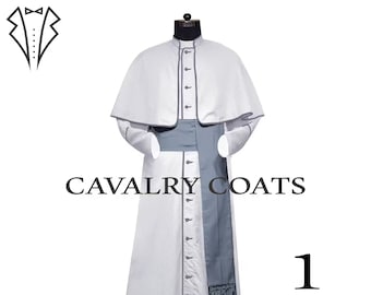 Nieuwe witte katoenen long Priest-kleding met enkele rij knopen, Genève-jurk, preekstoel, predikingsgewaad, wereldwijde versnelde verzending