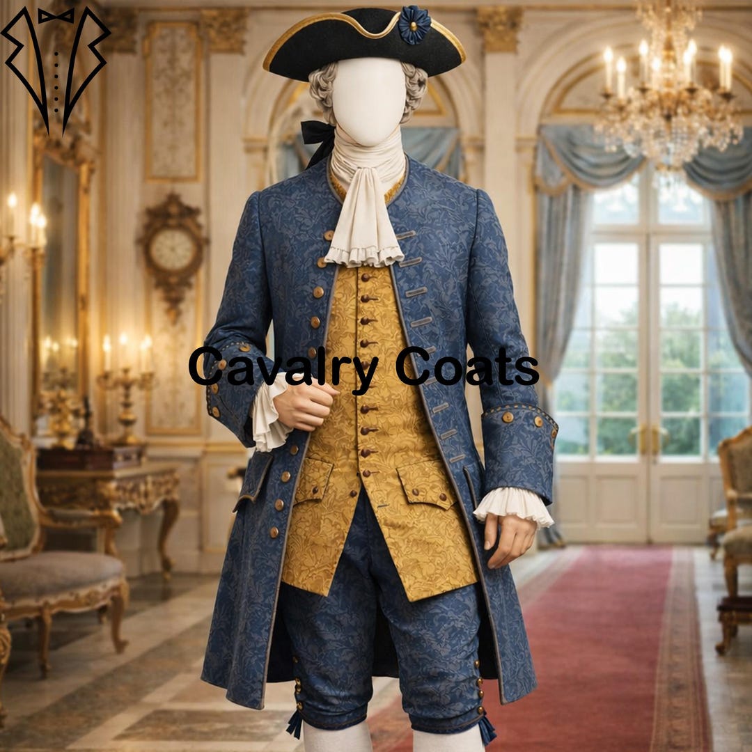 Georgian Era Frock Coat Outfit, Colonial Aristocrat Outfit, Victorian ...