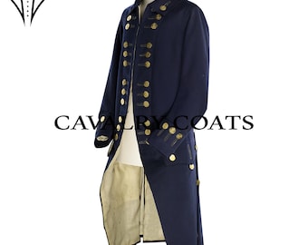 Royal Naval Wool Uniform Jacket: 1774-87 Regulation Officer Style