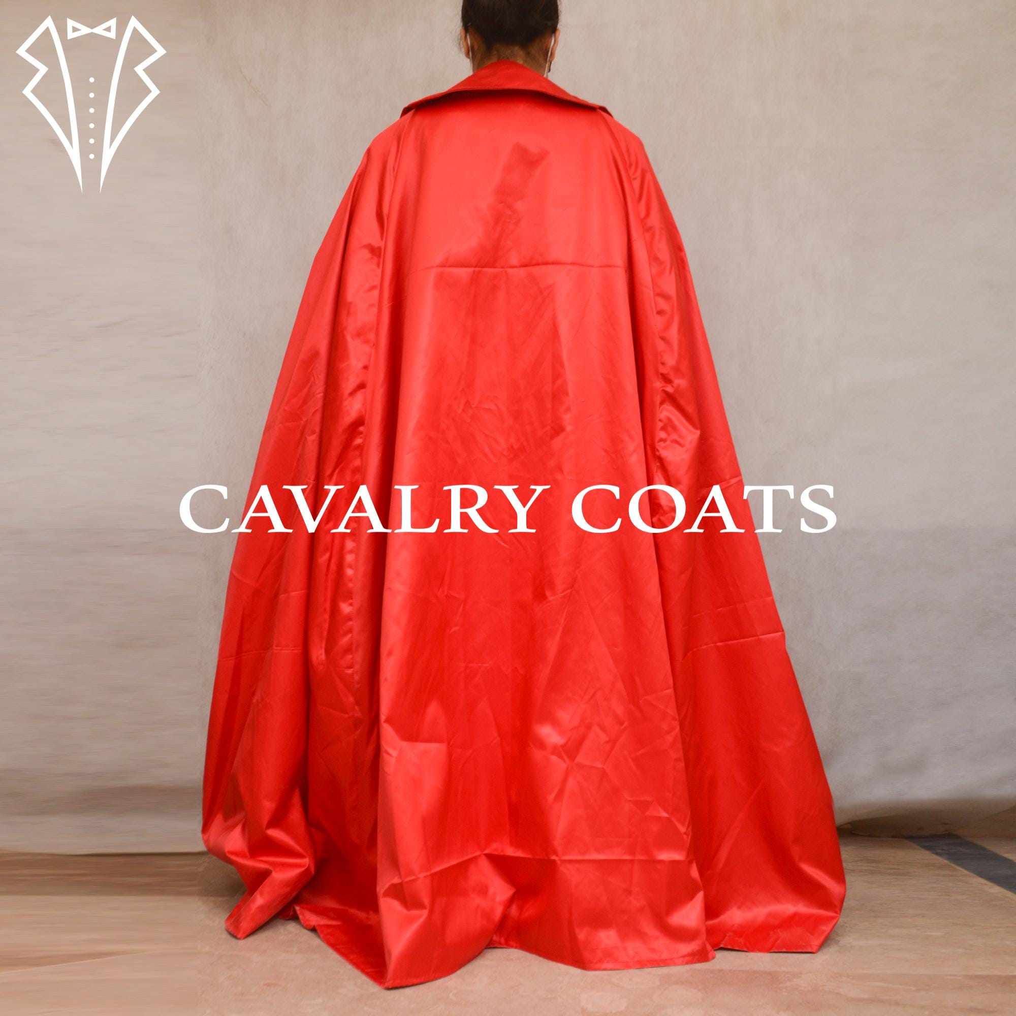 Chief Red Robe Red Silk Clergy Robe: Unisex Church Cossack Attire - Etsy