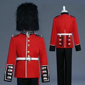 Rote Wolle Britische Grenadier Guard Tunika Jacke