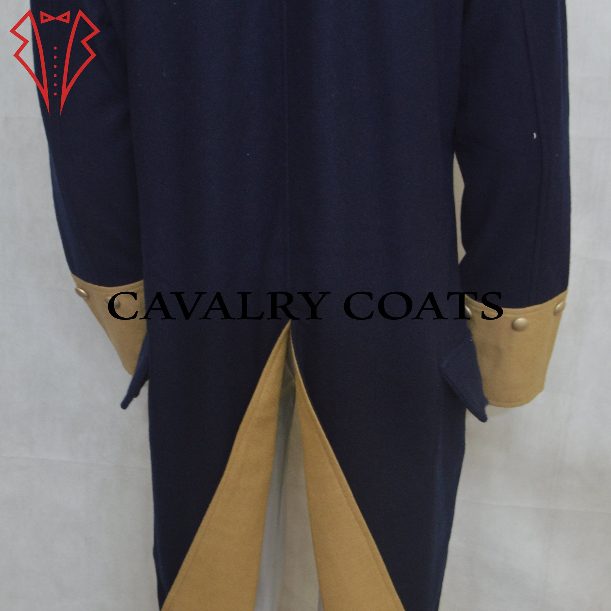 Men's Wool Alexander Hamilton Coat: 18th Century Revolutionary War