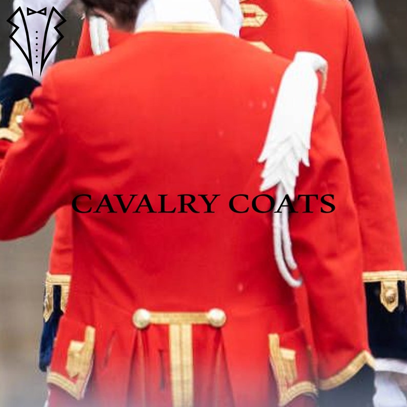 Red Wool Kids Napoleonic Uniform: 18th Century Frock Coat