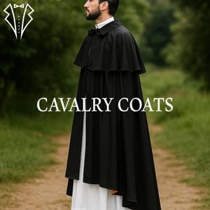 Clergy Cloak with Attached Cape – Bishop Vestment Cloak, Traditional Catholic Liturgical Cape