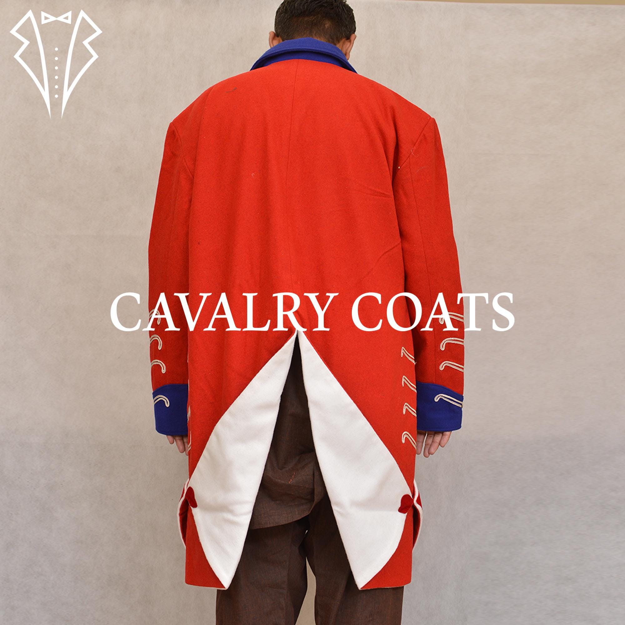Red Wool Napoleon Jacket: 18th Century French Uniform Coat - Etsy