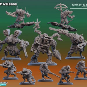 SCRAP RATS PT.2 - Brzydkie Miniatury Miniatury science fiction do gier planszowych i bitewnych