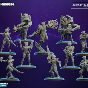 O PACTO DO VÉU DA FENDA PARTE 1 - Miniaturas Feias de Ficção Científica para Jogos de Mesa e Jogos de Guerra