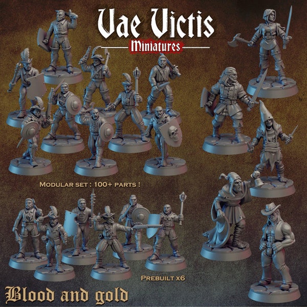 Blood and Gold Vol.1 - Vae Victis Miniatures Tabletop RPG DnD Mordheim