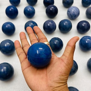 Dumortierite quartz sphere 45mm-50mm