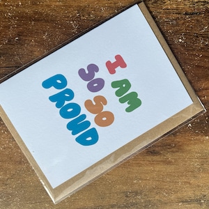 Fier de vous Carte de vœux
