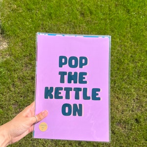 Kettle On Wall Art Print