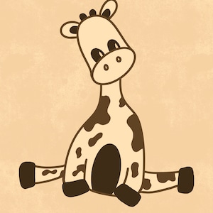 New Baby/First birthday Giraffe Greeting Card