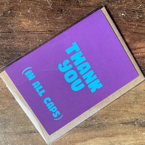Thank you Greeting Card