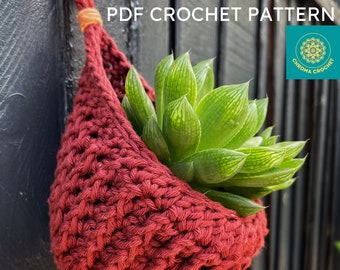 Crochet Plant Basket Pattern | Crochet Plant Cozy PDF Digital Pattern