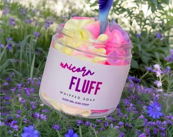 Good Girl, Unicorn Fluff Whipped Soap, Body Wash