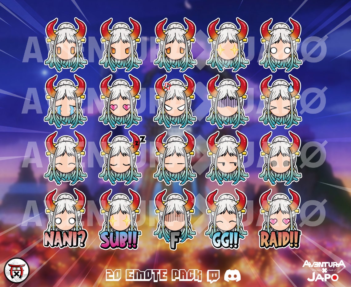 Yamato Emote Pack - Etsy