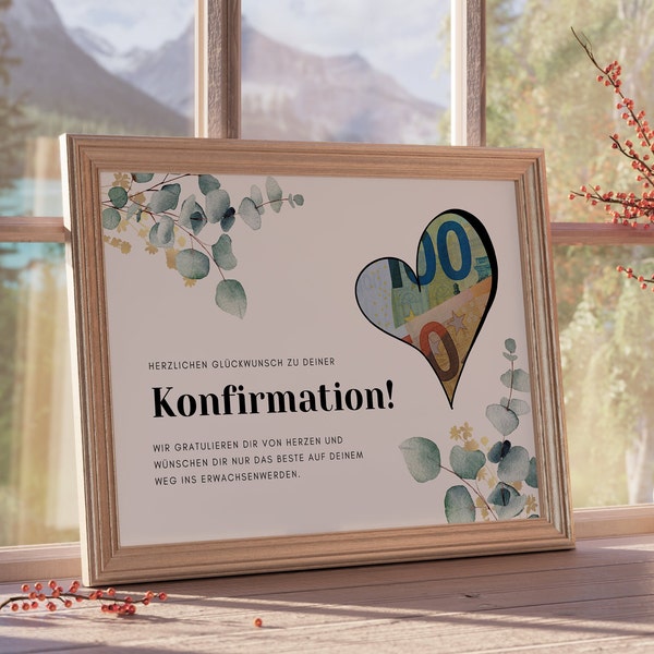 Konfirmation Geschenk für Mädchen & Jungen | personalisiertes Konfirmationsgeschenk | Digitaler Download