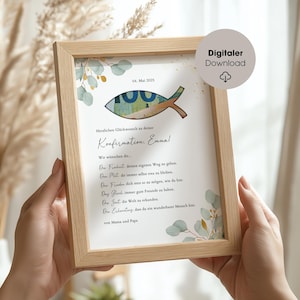 Geldgeschenk Konfirmation | Geschenk für Junge & Mädchen | Personalisiert | Zum selbst ausdrucken | DIY | Geschenkidee