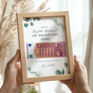 Modèle de cadeau d'argent personnalisé pour la consécration des jeunes | Téléchargement numérique | Cadeau DIY pour la consécration des jeunes