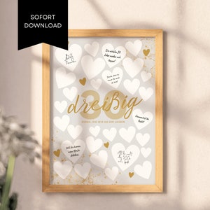 Gift "30 things we love about you" for the 30th birthday | Gift template to print | Digital download | Guest gift